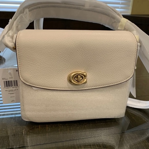 Coach Polished Pebbled Leather Cassie Crossbody 19
